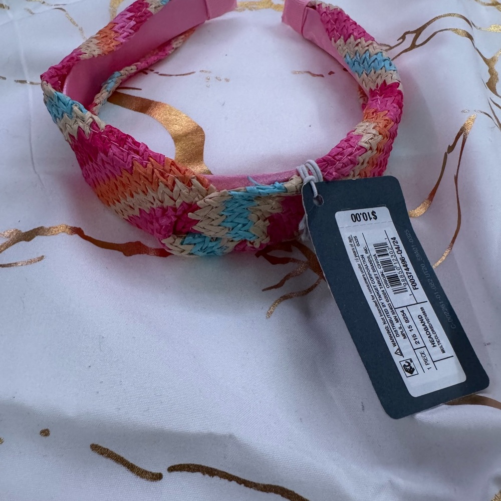 Vibrant Multicolor Woven Headband